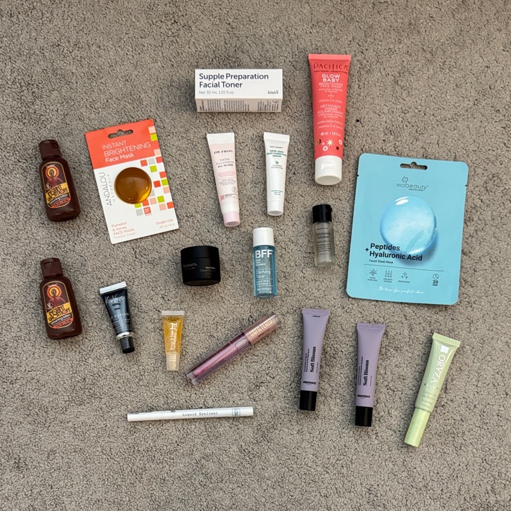 Assorted Skincare and Beauty Products